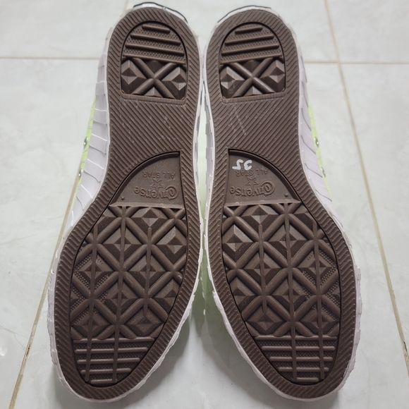 Converse UNT1TL3D High 'Not A Chuck - Volt' Neon Green Lace Up Sneakers Unisex - Picture 6 of 7